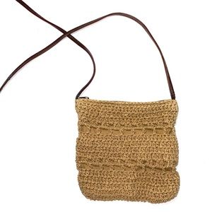 J. Jill Woven Straw Crossbody